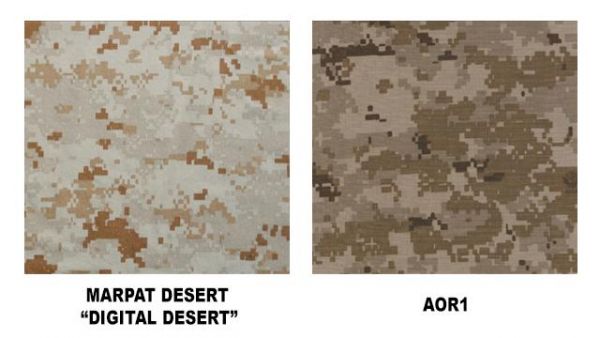 ¿AOR1 o MARPAT desert? 